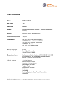 Curriculum Vitae - People Consolidated GmbH