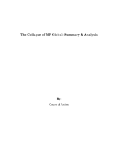 The Collapse of MF Global: Summary & Analysis