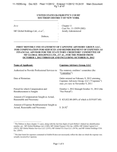 Page 1 of 4 UNITED STATES BANKRUPTCY COURT SOUTHERN