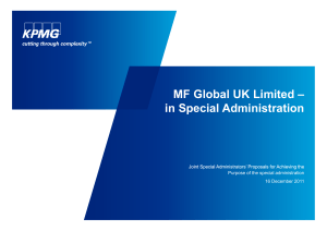 MF Global UK Limited –in Special Administration