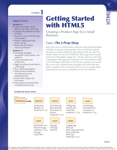 New Perspectives on HTML and CSS: Comprehensive, 6th ed.