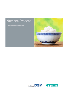 Nutririce Process.