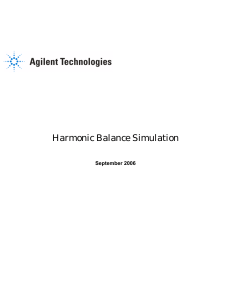 Harmonic Balance Simulation