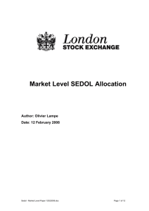 1 Introduction - London Stock Exchange