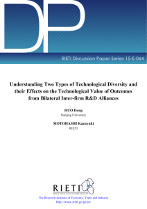 Understanding Two Types of Technological Diversity and their
