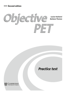 Practice test - TED İstanbul Koleji