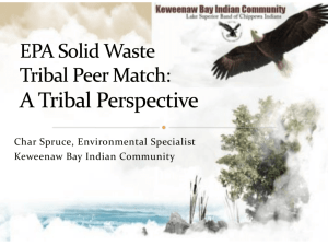 EPA Solid Waste Peer Match: A Tribal Perspective