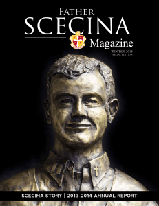 scecina story | 2013-2014 annual report