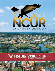 NCUR Program (pdf.) - Council on Undergraduate Research