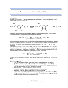 3-Determination of Ascorbic Acid in Vitamin C