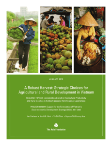 Agricultural and rural development in Vietnam