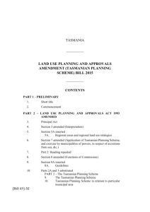 bill 2015 - Parliament of Tasmania