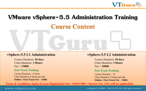 VMware vSphere-5.5 Administration Training