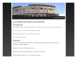 100 Greek and Roman Allusions