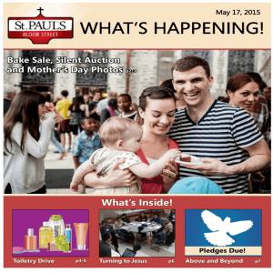 what's happening! - St. Paul's Bloor Street