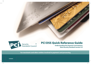 PCI DSS Quick Reference Guide - PCI Security Standards Council