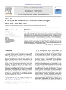 A survey on the communication architectures in smart grid