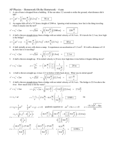AP Physics – Homework Oh the Homework – 4 ans