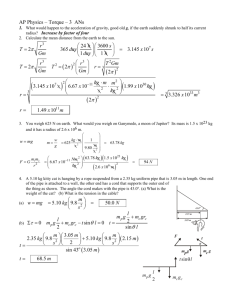 AP Physics – More Homework – 2