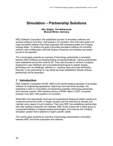 Simulation - Partnership Solutions