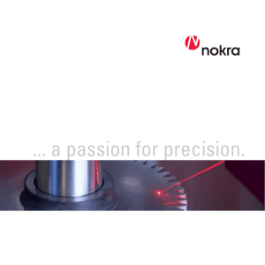 a passion for precision. - nokra Optische Prüftechnik und Automation