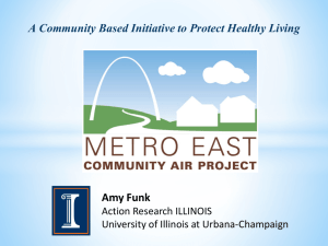 A Community Based Initiative to Protect Healthy Living