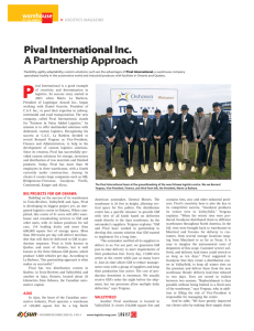 Pival International Inc. A Partnership Approach