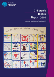 Children's Rights Report 2014 - Australian Human Rights Commission
