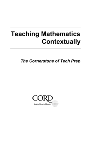 Teaching Mathematics Contextually