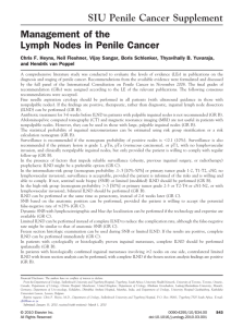 SIU Penile Cancer Supplement Management of the Lymph Nodes in