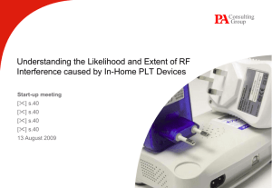 Understanding the Likelihood and Extent of RF Interference caused