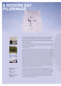 A modern day pilgrimage (PDF 128kb)