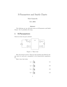 S-Parameters and Smith Charts