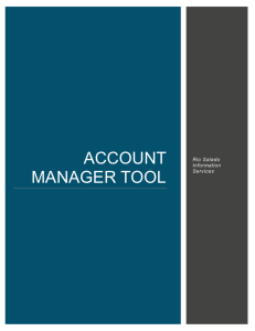 Account Manager Tool