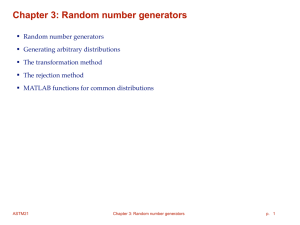 Ch.3 Random number generators