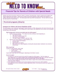 Financial Tips for Parents of Children with Special Needs
