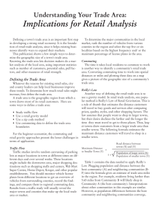 P2321 Understanding Your Trade Area