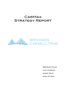 CarMax Strategy Report