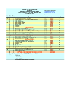 Geology 100: General Geology