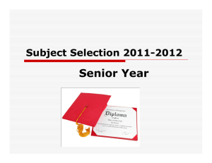 Course Selection - Comal Independent School District