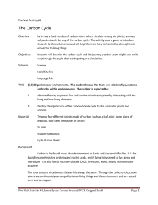 The Carbon Cycle - Inner Space Cavern