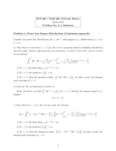 ECS 289 / MAE 298, Network Theory Spring 2014 Problem Set # 1