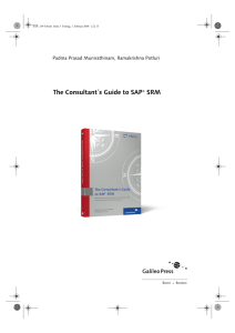 Consultant's Guide to SAP SRM