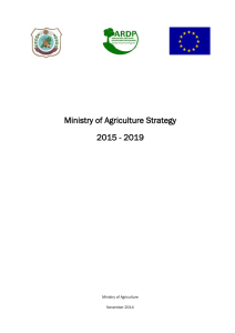 Ministry of Agriculture Strategy 2015