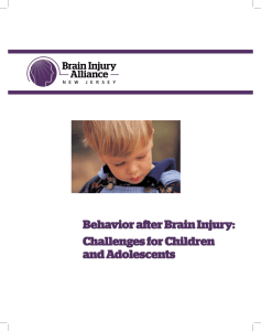 Behavior after Brain Injury: Challenges for