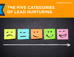 E-Book: The Five Categories of Lead Nurturing