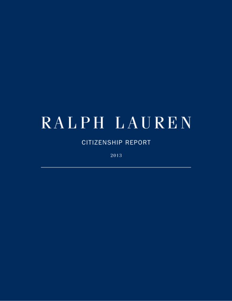 ralph lauren - Investor Relations Solutions