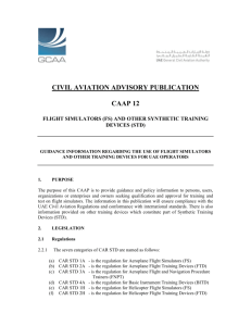 CIVIL AVIATION ADVISORY PUBLICATION CAAP 12