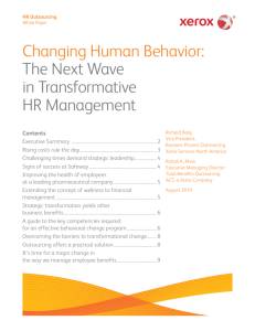 Employee Benefits: HR Leads Changes in Human Behavior
