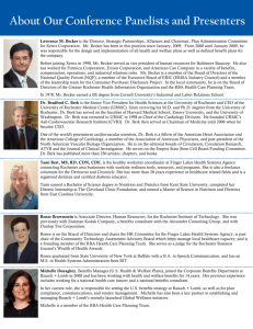 About Our Conference Panelists and Presenters